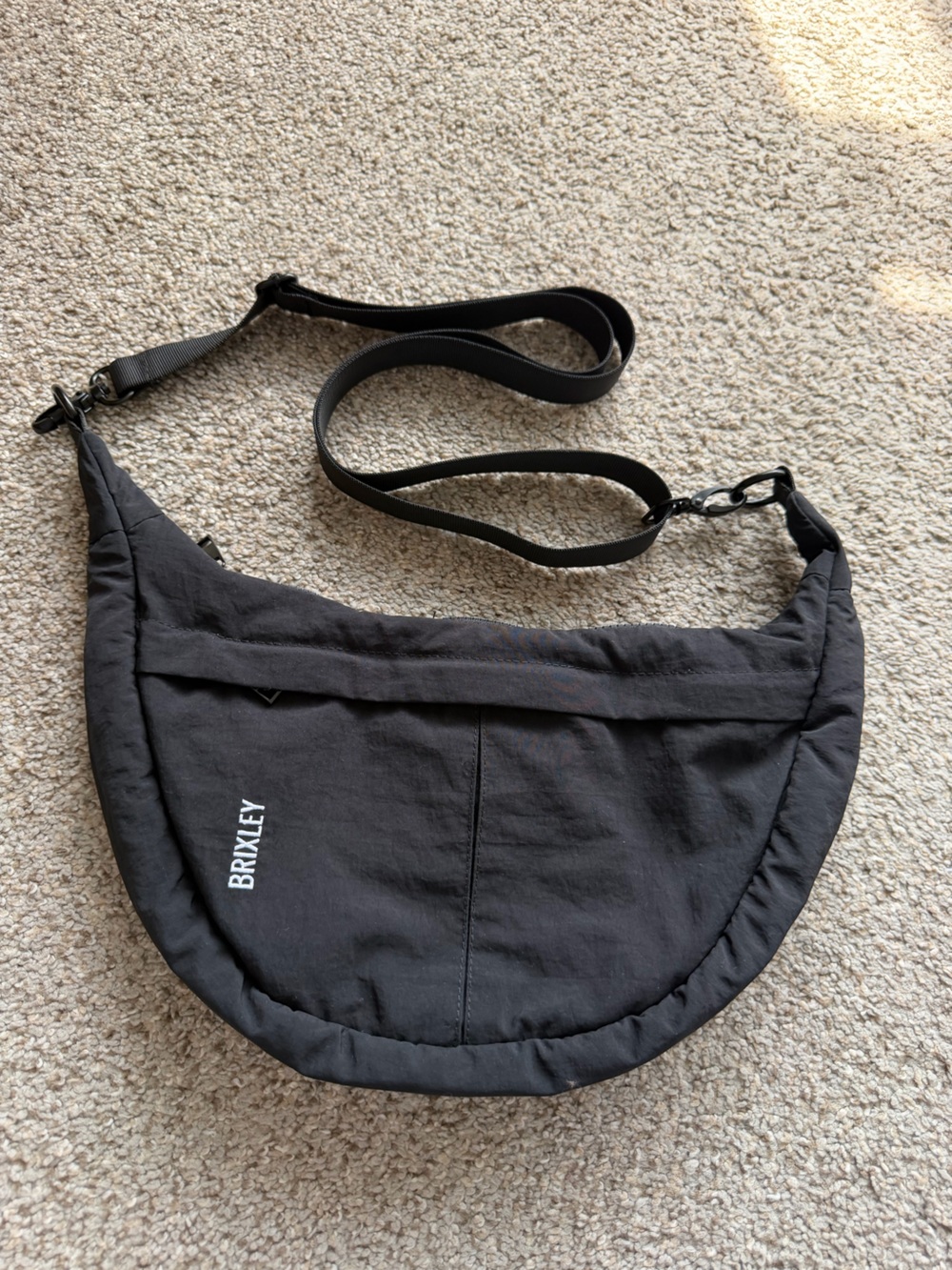 Brixley Onyx Crescent Bag